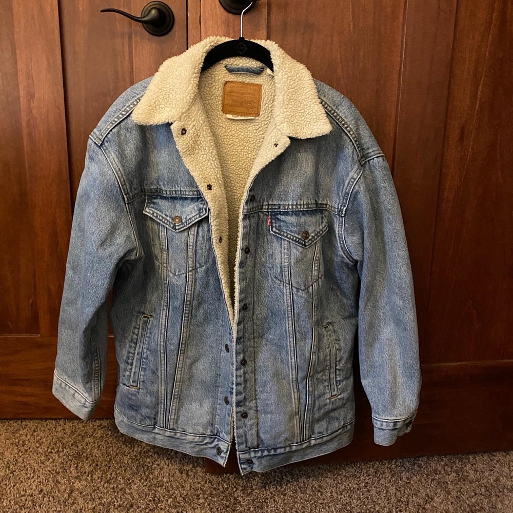 Women’s Levi Denim Sherpa Interior Jacket